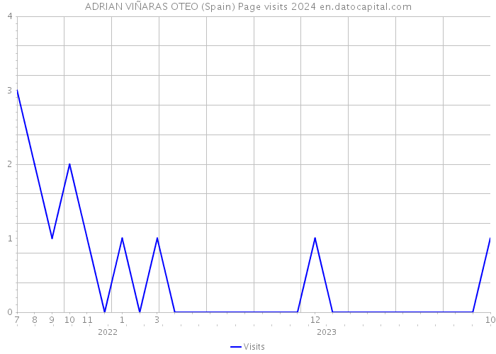 ADRIAN VIÑARAS OTEO (Spain) Page visits 2024 