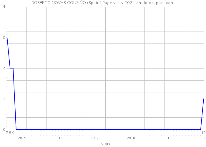 ROBERTO NOVAS COUSIÑO (Spain) Page visits 2024 