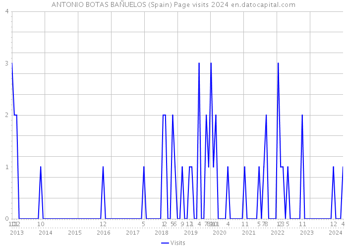 ANTONIO BOTAS BAÑUELOS (Spain) Page visits 2024 