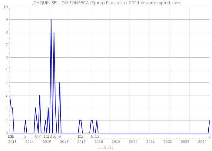 JOAQUIN BELLIDO FONSECA (Spain) Page visits 2024 