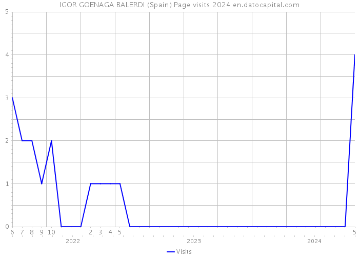 IGOR GOENAGA BALERDI (Spain) Page visits 2024 