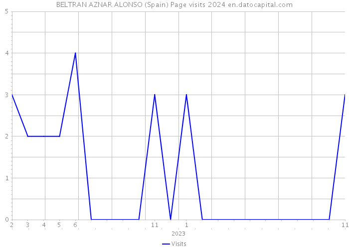 BELTRAN AZNAR ALONSO (Spain) Page visits 2024 