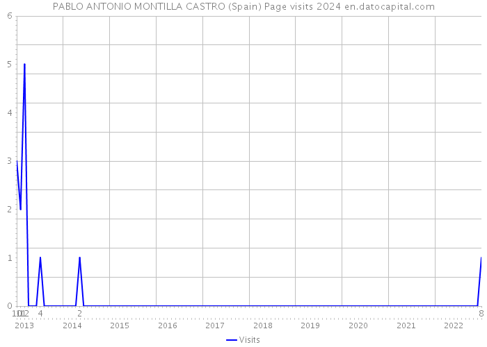 PABLO ANTONIO MONTILLA CASTRO (Spain) Page visits 2024 