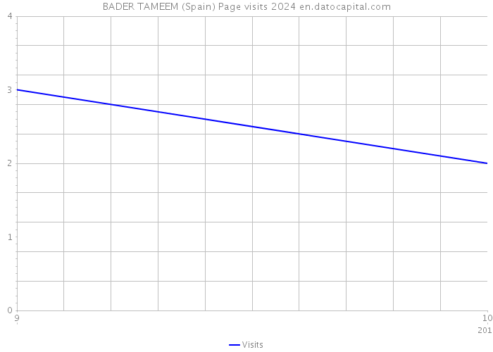 BADER TAMEEM (Spain) Page visits 2024 