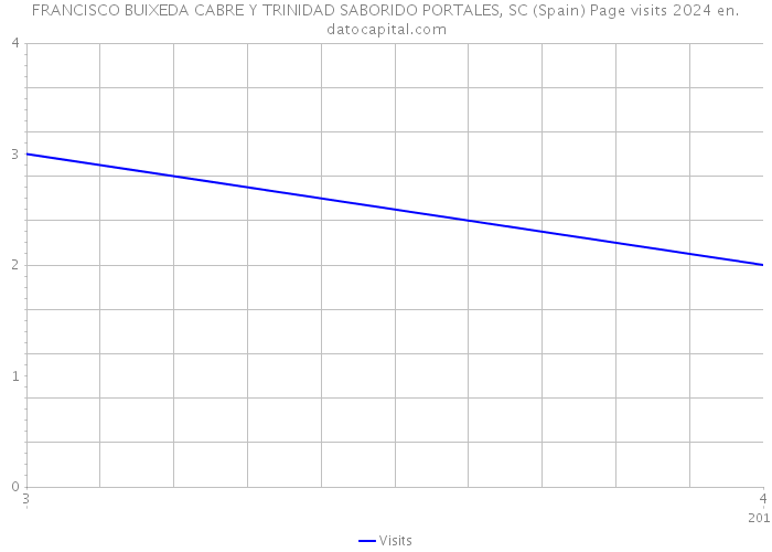 FRANCISCO BUIXEDA CABRE Y TRINIDAD SABORIDO PORTALES, SC (Spain) Page visits 2024 