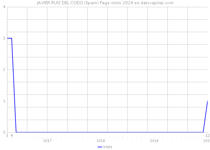 JAVIER RUIZ DEL CODO (Spain) Page visits 2024 
