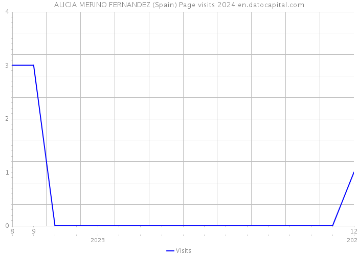 ALICIA MERINO FERNANDEZ (Spain) Page visits 2024 