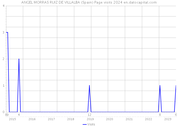 ANGEL MORRAS RUIZ DE VILLALBA (Spain) Page visits 2024 