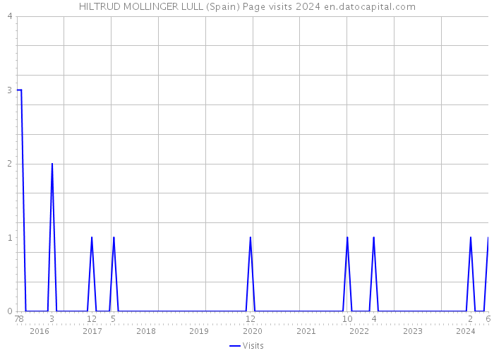 HILTRUD MOLLINGER LULL (Spain) Page visits 2024 