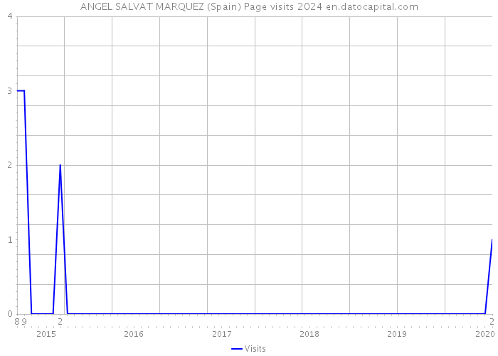 ANGEL SALVAT MARQUEZ (Spain) Page visits 2024 