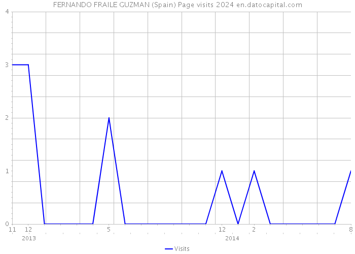 FERNANDO FRAILE GUZMAN (Spain) Page visits 2024 