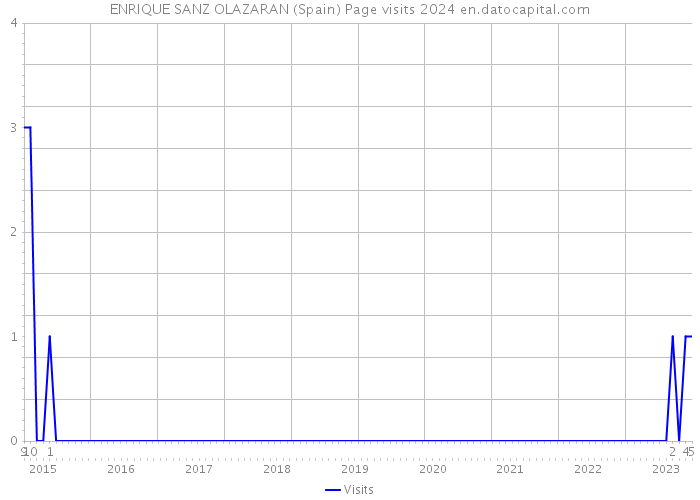 ENRIQUE SANZ OLAZARAN (Spain) Page visits 2024 