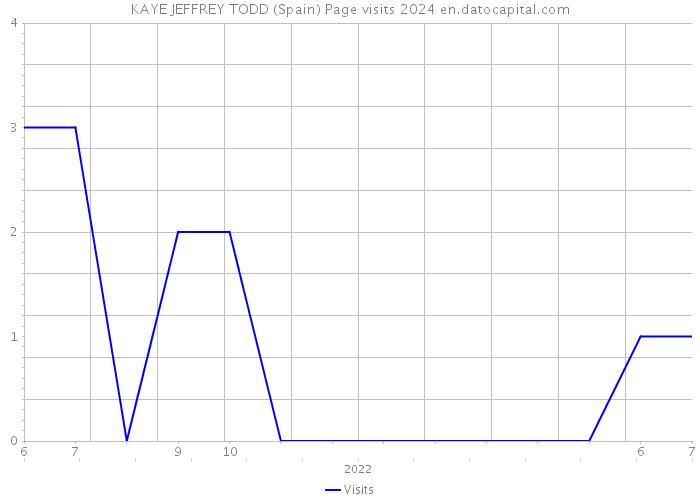 KAYE JEFFREY TODD (Spain) Page visits 2024 