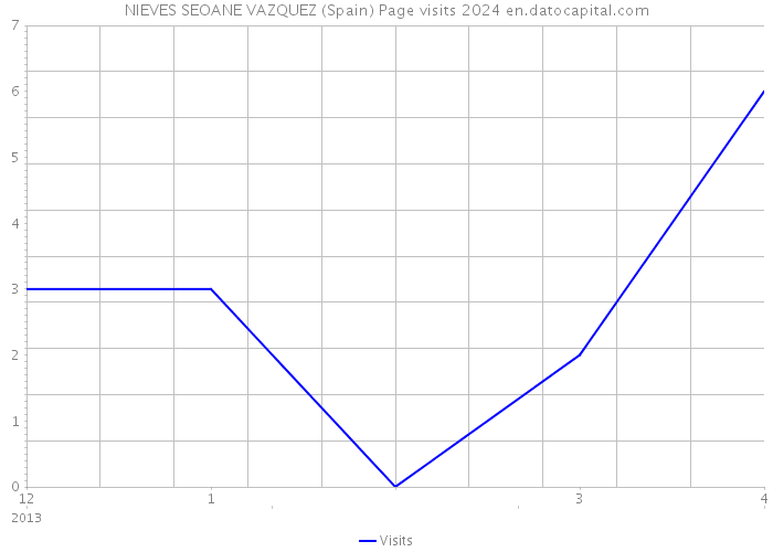 NIEVES SEOANE VAZQUEZ (Spain) Page visits 2024 