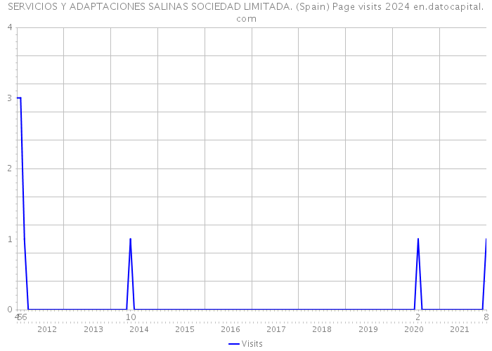 SERVICIOS Y ADAPTACIONES SALINAS SOCIEDAD LIMITADA. (Spain) Page visits 2024 