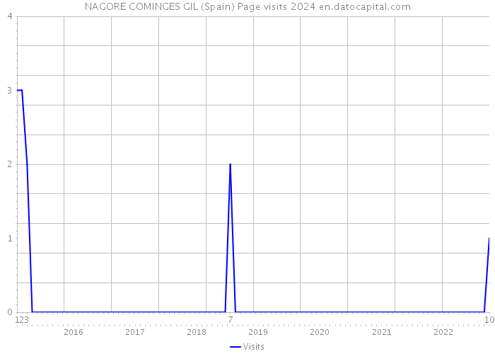 NAGORE COMINGES GIL (Spain) Page visits 2024 