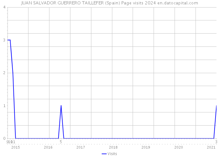 JUAN SALVADOR GUERRERO TAILLEFER (Spain) Page visits 2024 