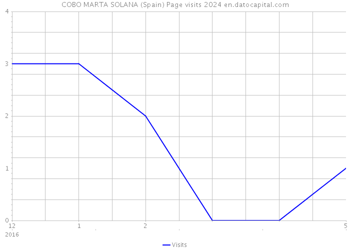 COBO MARTA SOLANA (Spain) Page visits 2024 