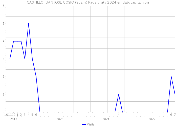 CASTILLO JUAN JOSE COSIO (Spain) Page visits 2024 