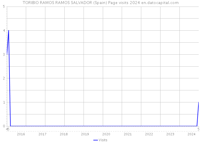 TORIBIO RAMOS RAMOS SALVADOR (Spain) Page visits 2024 