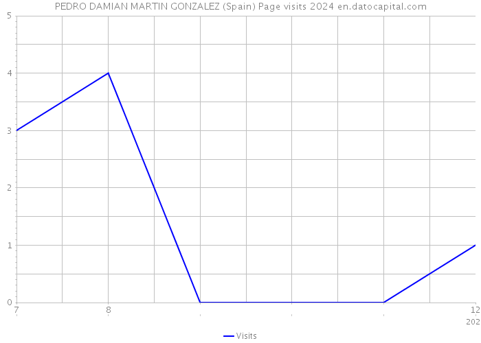 PEDRO DAMIAN MARTIN GONZALEZ (Spain) Page visits 2024 