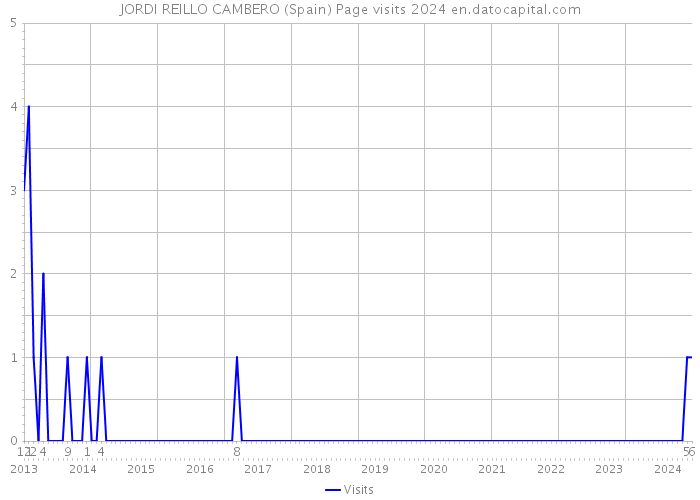 JORDI REILLO CAMBERO (Spain) Page visits 2024 