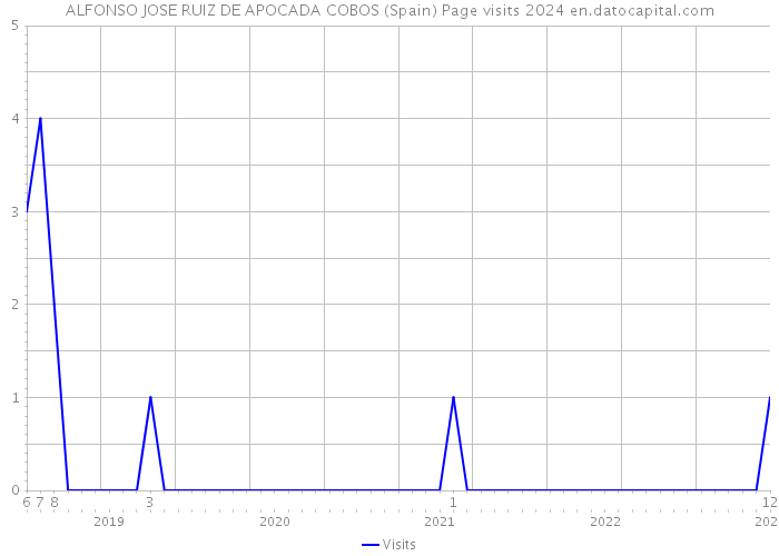 ALFONSO JOSE RUIZ DE APOCADA COBOS (Spain) Page visits 2024 