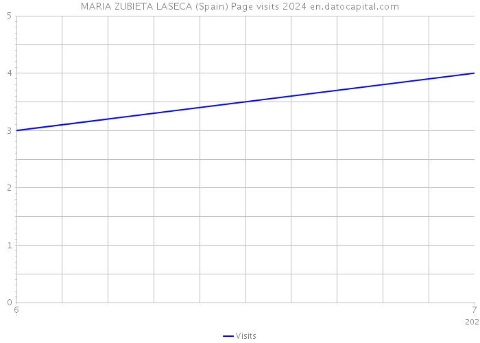 MARIA ZUBIETA LASECA (Spain) Page visits 2024 