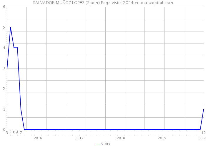 SALVADOR MUÑOZ LOPEZ (Spain) Page visits 2024 
