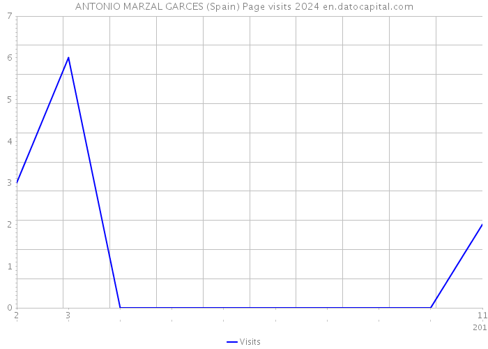 ANTONIO MARZAL GARCES (Spain) Page visits 2024 