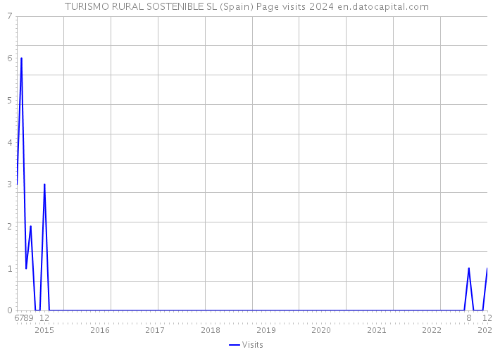 TURISMO RURAL SOSTENIBLE SL (Spain) Page visits 2024 