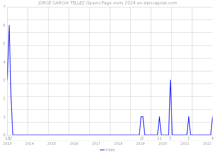 JORGE GARCIA TELLEZ (Spain) Page visits 2024 