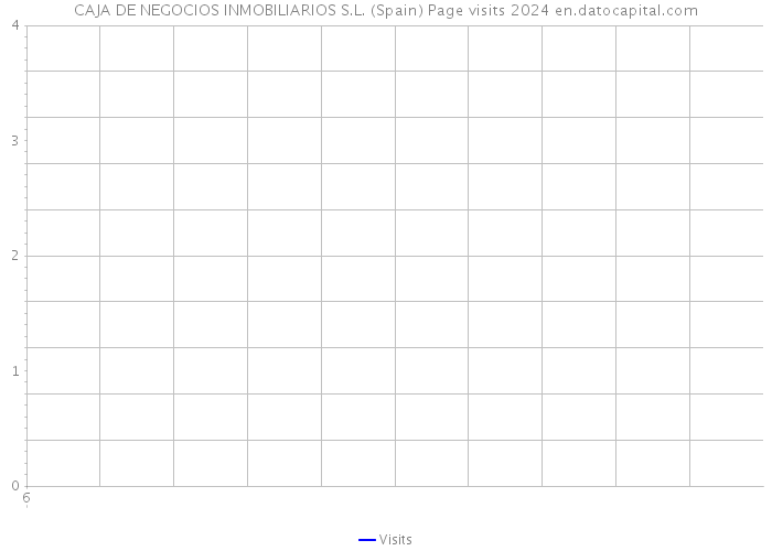 CAJA DE NEGOCIOS INMOBILIARIOS S.L. (Spain) Page visits 2024 