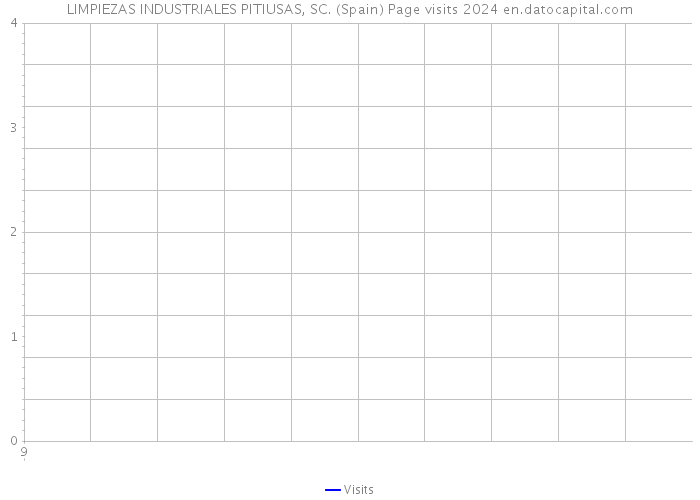 LIMPIEZAS INDUSTRIALES PITIUSAS, SC. (Spain) Page visits 2024 