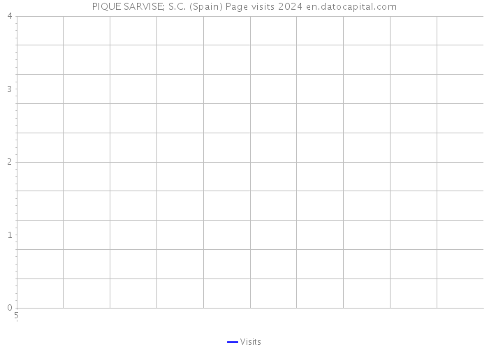 PIQUE SARVISE; S.C. (Spain) Page visits 2024 