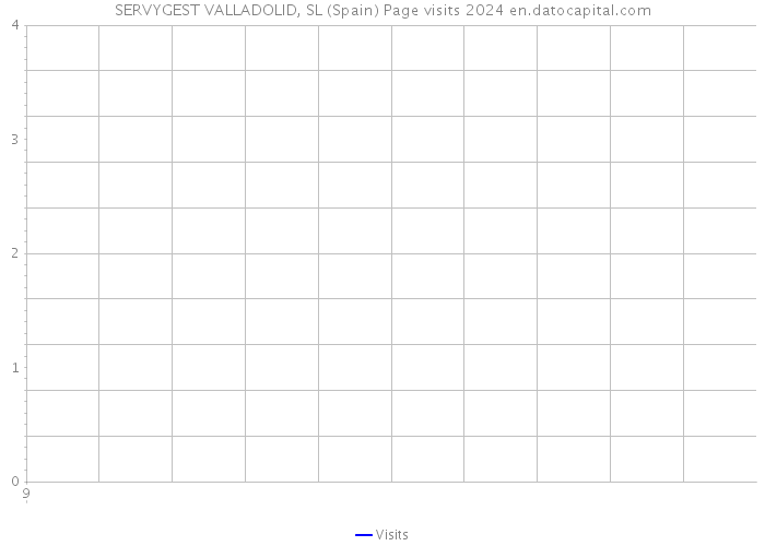 SERVYGEST VALLADOLID, SL (Spain) Page visits 2024 