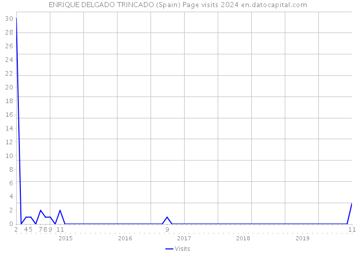 ENRIQUE DELGADO TRINCADO (Spain) Page visits 2024 