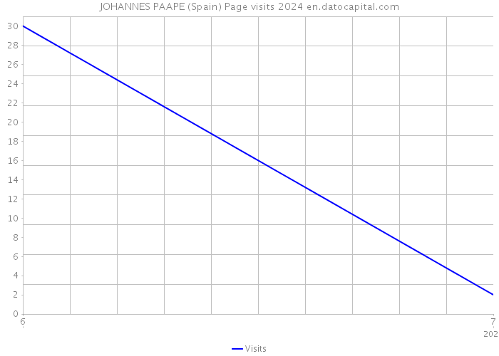 JOHANNES PAAPE (Spain) Page visits 2024 