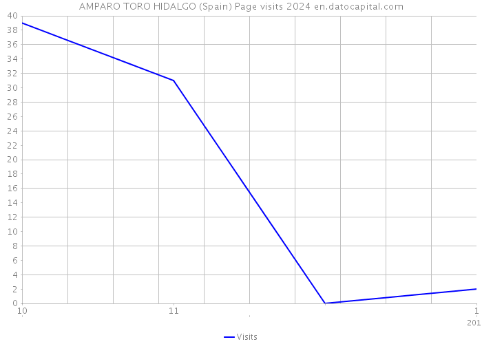 AMPARO TORO HIDALGO (Spain) Page visits 2024 