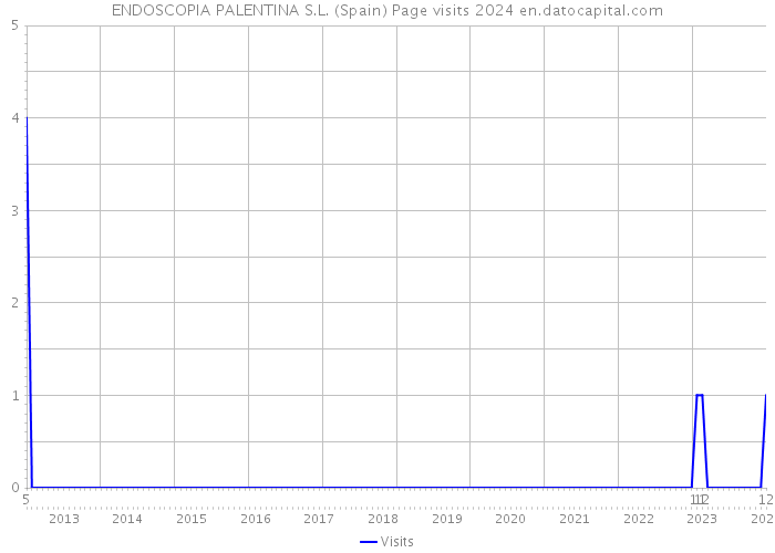 ENDOSCOPIA PALENTINA S.L. (Spain) Page visits 2024 