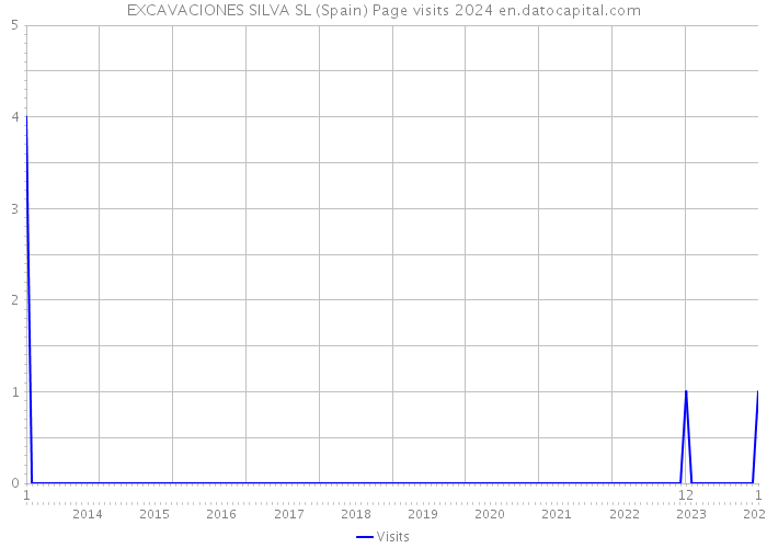 EXCAVACIONES SILVA SL (Spain) Page visits 2024 