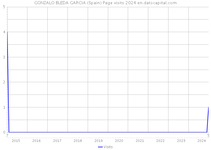 GONZALO BLEDA GARCIA (Spain) Page visits 2024 