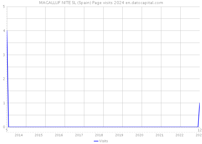 MAGALLUF NITE SL (Spain) Page visits 2024 