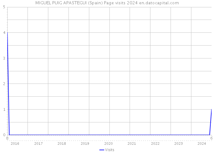 MIGUEL PUIG APASTEGUI (Spain) Page visits 2024 