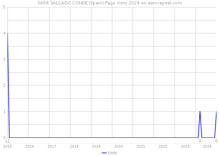 SARA SALGADO CONDE (Spain) Page visits 2024 