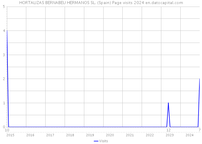 HORTALIZAS BERNABEU HERMANOS SL. (Spain) Page visits 2024 