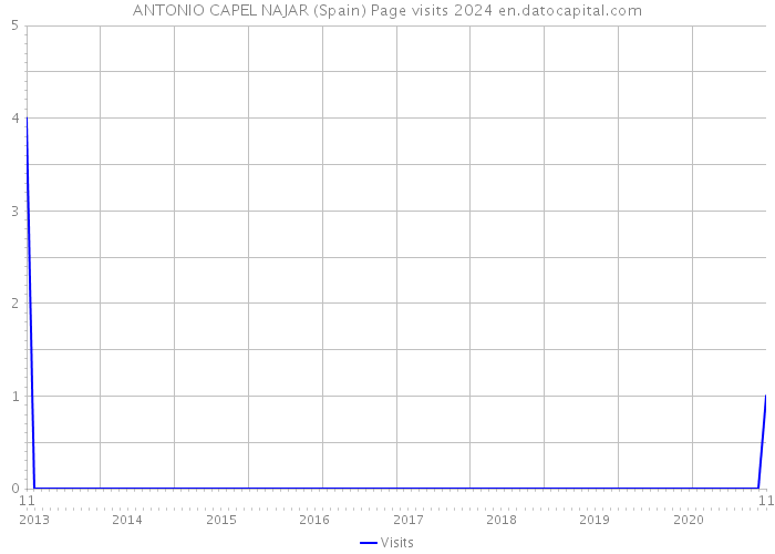 ANTONIO CAPEL NAJAR (Spain) Page visits 2024 