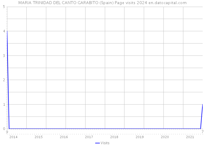 MARIA TRINIDAD DEL CANTO GARABITO (Spain) Page visits 2024 