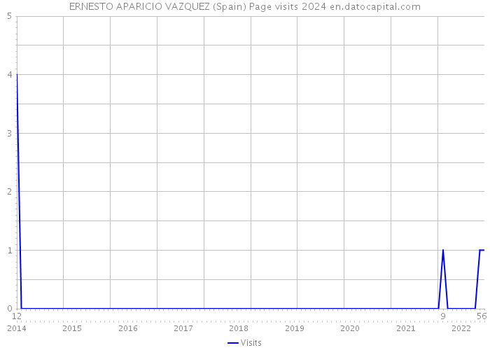 ERNESTO APARICIO VAZQUEZ (Spain) Page visits 2024 