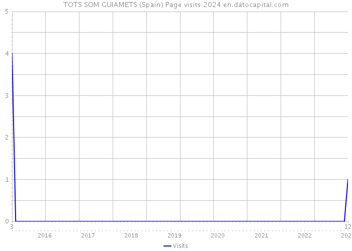 TOTS SOM GUIAMETS (Spain) Page visits 2024 